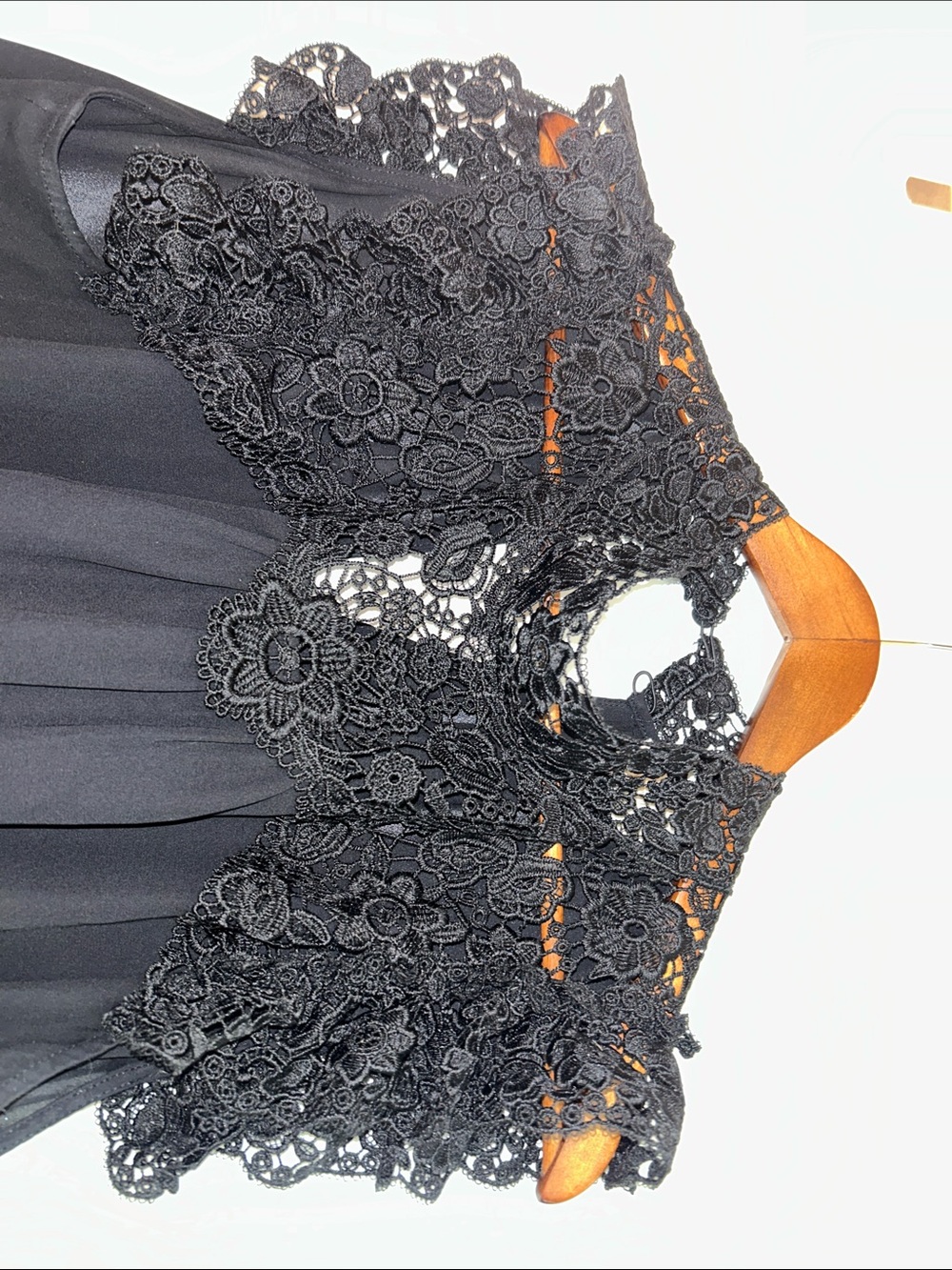kate spade Black Lace Yoke Sleeveless Camisole - Picture 4 of 10